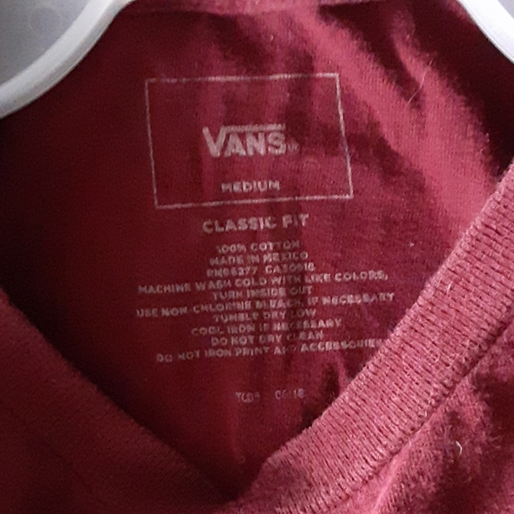 Maroon vans tee - Picture 2 of 2